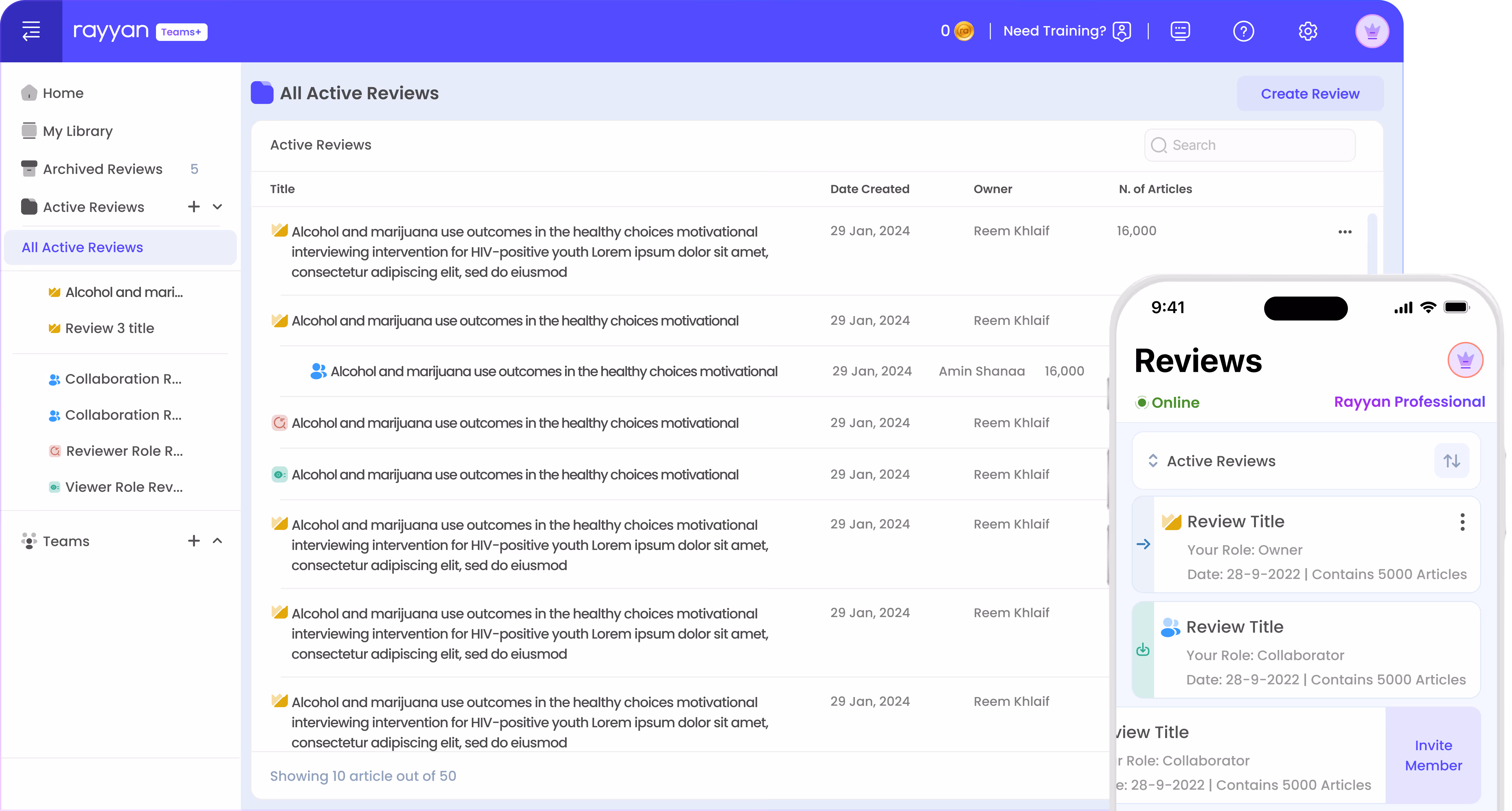 Get Started With Rayyan